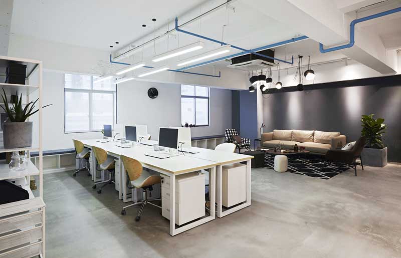commercial real estate investment services -  new modern office interior
