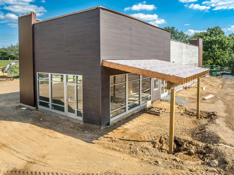 loan for retail store - new retail building under construction